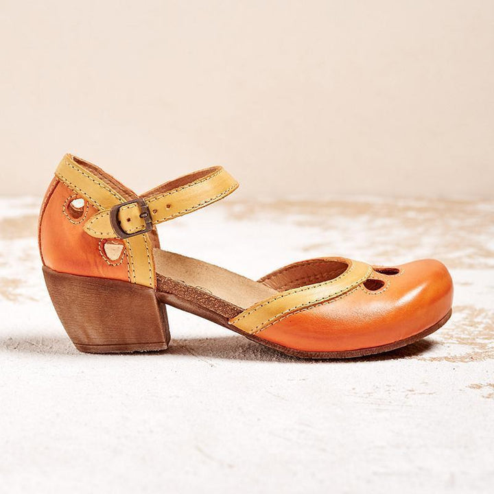 Amalia | Comfortable low heel sandals