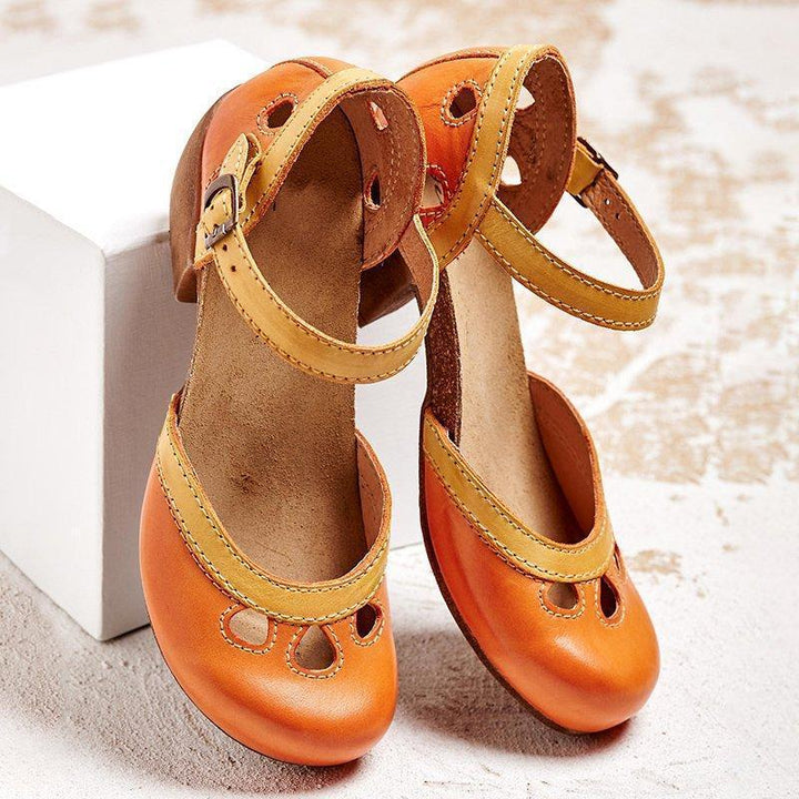 Amalia | Comfortable low heel sandals