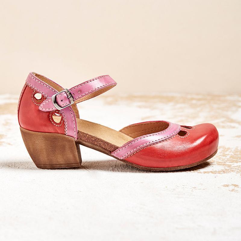 Amalia | Comfortable low heel sandals