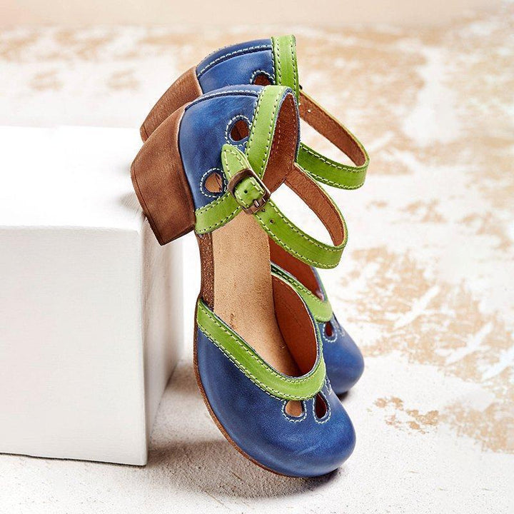 Amalia | Comfortable low heel sandals